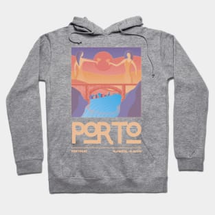 Porto, Portugal Travel Poster Hoodie